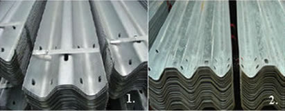 Galvanized Steel Highway Guardrail of Different Beam Types
