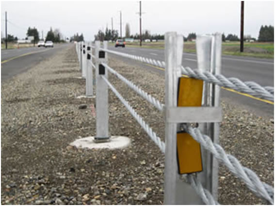 Steel Wire Cable Made Highway Barriers